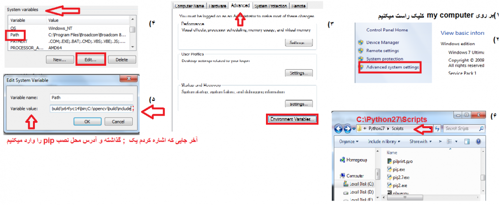 متغیر محلی path